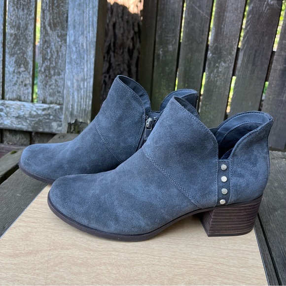 Koolaburra By Ugg Sofiya Stone Gray Ankle Booties Sz 10 - Picture 2 of 14